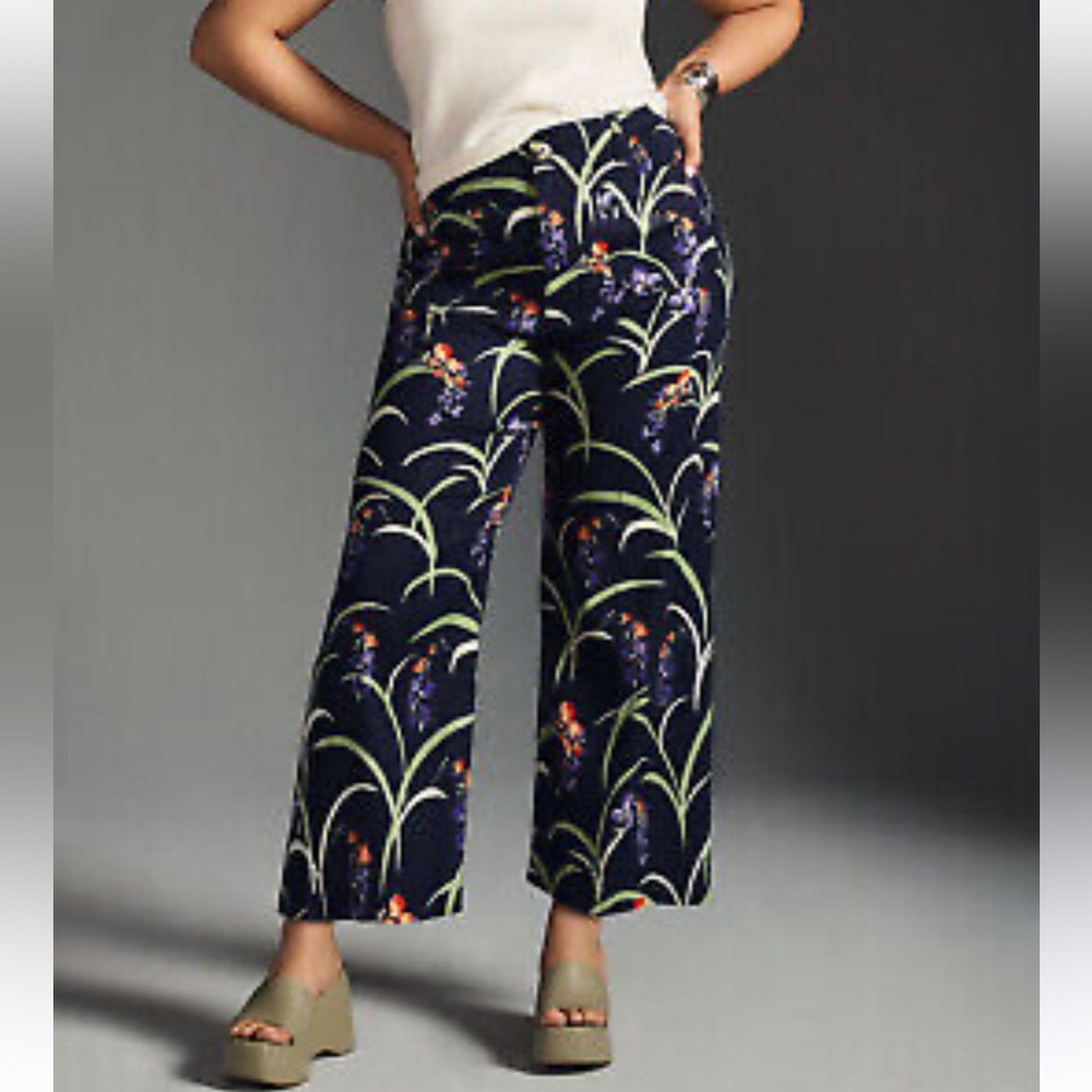 Anthropologie Maeve Colette linen blend pants size 32 nwt